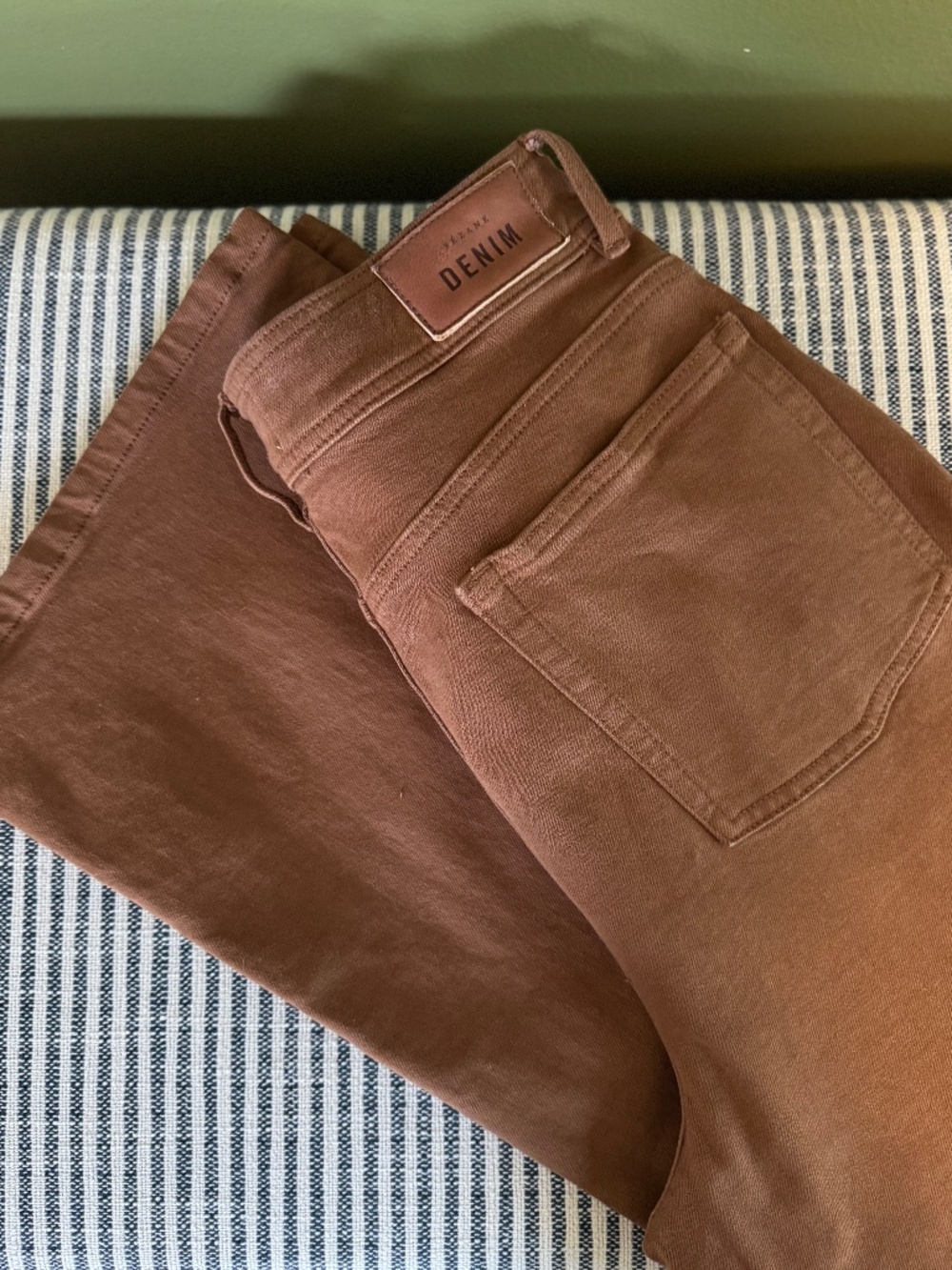 Sezane Le Crop Coffee - Size 8